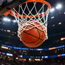 NBA季前赛比赛现场配图